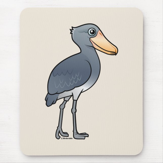 Alfombrilla De Ratón Birdorable Shoebill (Frente)