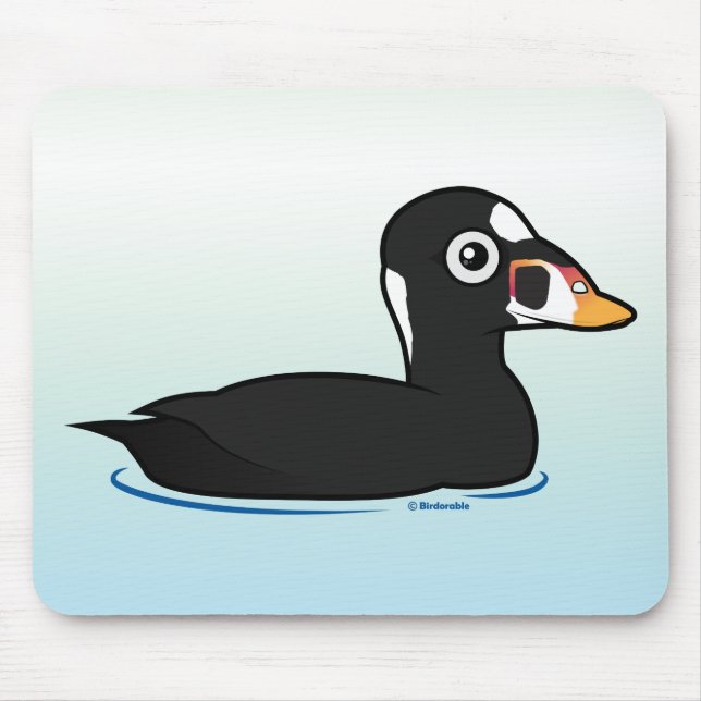 Alfombrilla De Ratón Birdorable Surf Scoter (Frente)