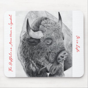 Alfombrilla De Ratón Bisonte Americano