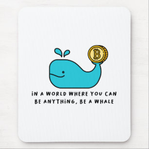 Alfombrilla De Ratón Bitcoin Whale T-Shirt