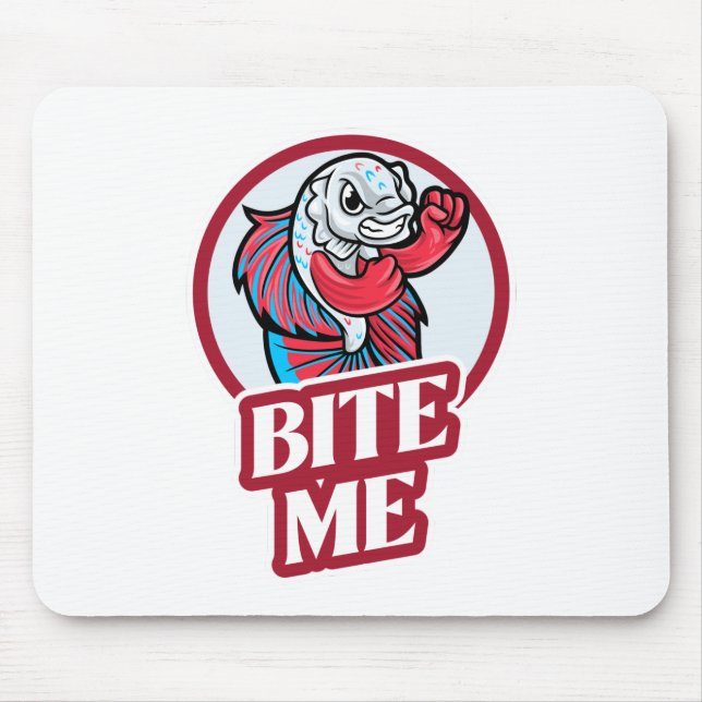 Alfombrilla De Ratón Bite Me (Frente)