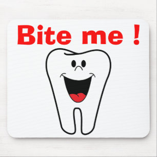 ALFOMBRILLA DE RATÓN "BITE ME" TOOTH
