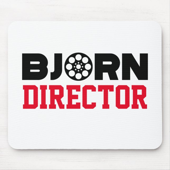 Alfombrilla De Ratón Bjorn Director Mouse Pad (Frente)
