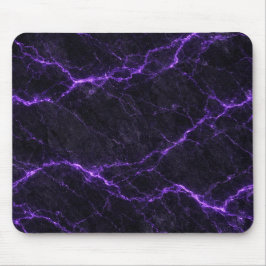 Alfombrilla De Ratón Black and Purple Marble Mouse Pad