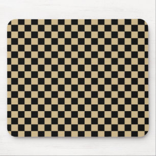 Alfombrilla De Ratón Black and Tan Checkered