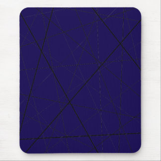 Alfombrilla De Ratón Black and white geometric pattern