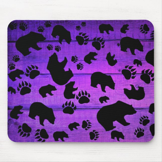 Alfombrilla De Ratón Black Bear Black Bear Papers (Frente)