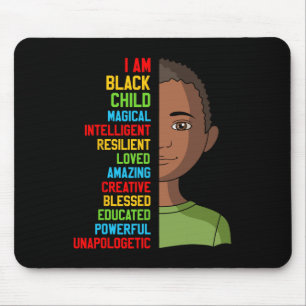 Alfombrilla De Ratón Black History S Kids Im Black Child Month Boy Todd