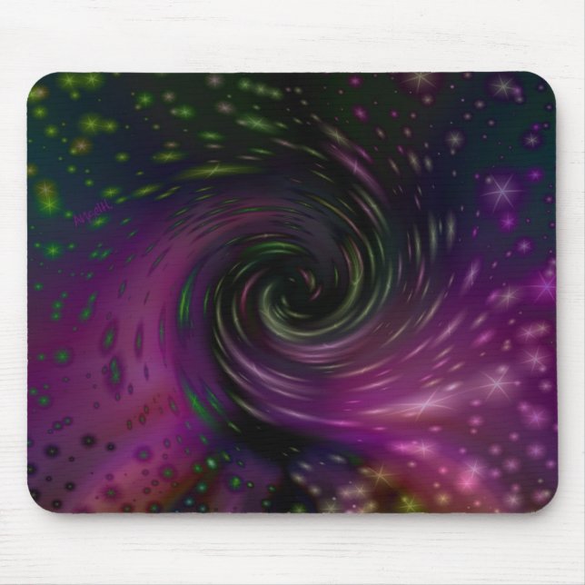 Alfombrilla De Ratón Black Hole Vortex AH2009 (Frente)