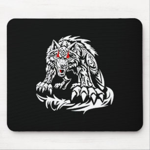 Alfombrilla De Ratón Black Jacob Fatu Wolf