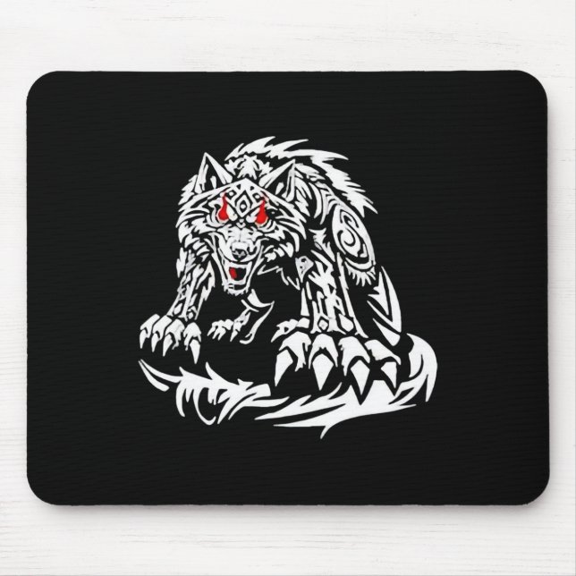 Alfombrilla De Ratón Black Jacob Fatu Wolf (Frente)