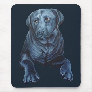 Alfombrilla De Ratón Black Lab Art Mousepad Labrador Recuperever Dog