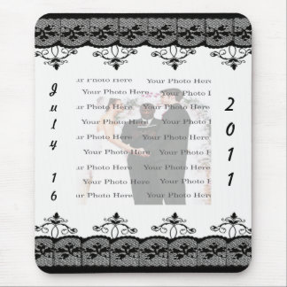 Alfombrilla De Ratón Black Lace Mousepad