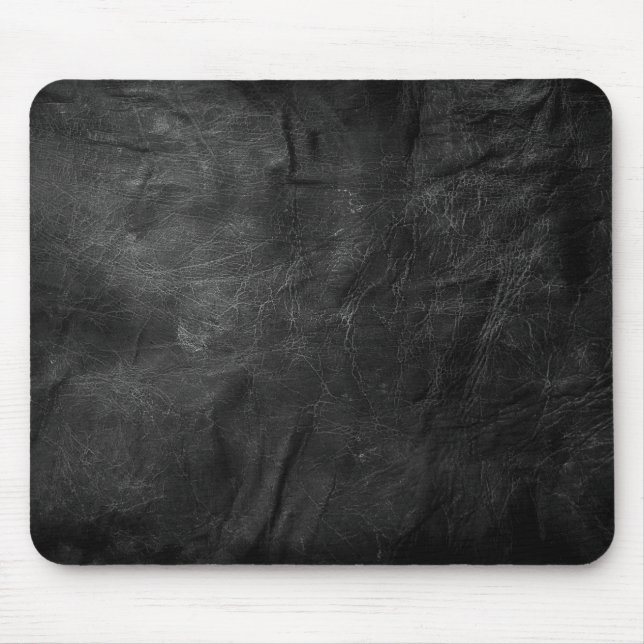 Alfombrilla De Ratón Black Leather Abstract (Frente)