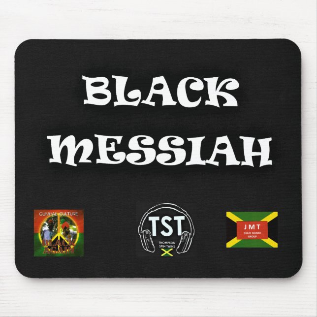Alfombrilla De Ratón BLACK MESSIAH Mousepad (Frente)