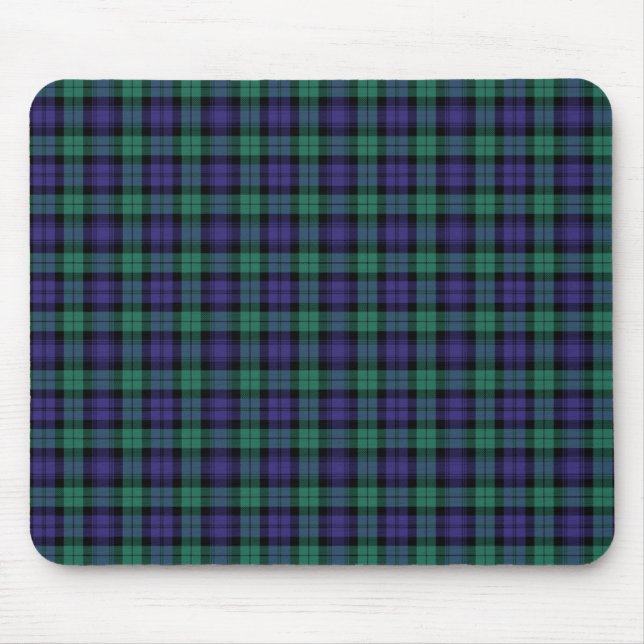Alfombrilla De Ratón Black Watch Scottish Tartan (Frente)