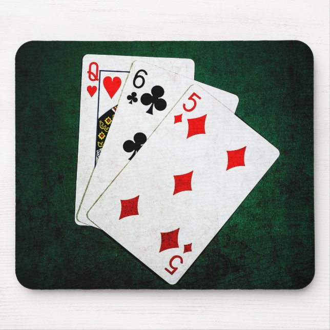 Alfombrilla De Ratón Blackjack 21 point - Queen, Six, Five (Frente)