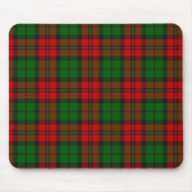 Alfombrilla De Ratón Blackwatch Campbell Tartan Red Green Plate (Frente)