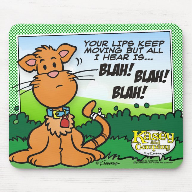 ALFOMBRILLA DE RATÓN ¡BLAH! ¡BLAH! ¡BLAH! (Frente)