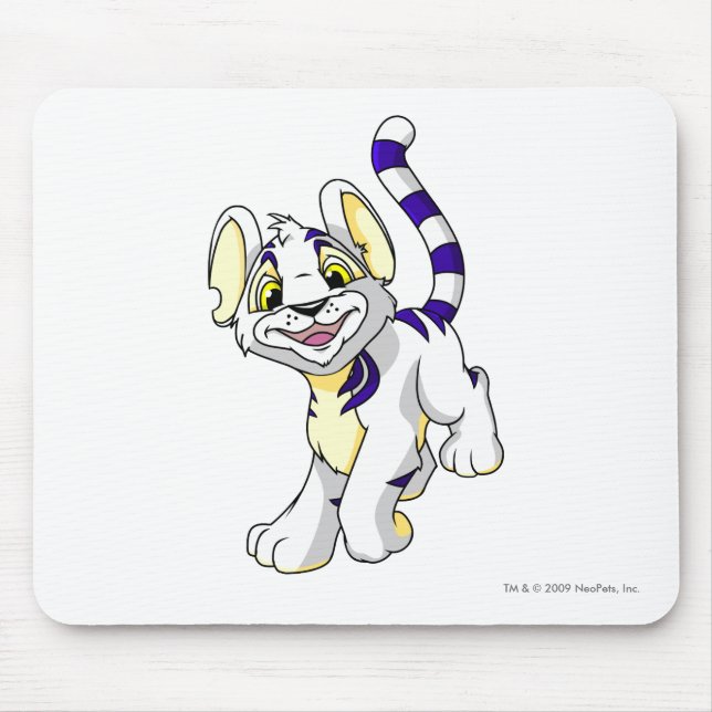 Alfombrilla De Ratón Blanco de Kougra (Frente)