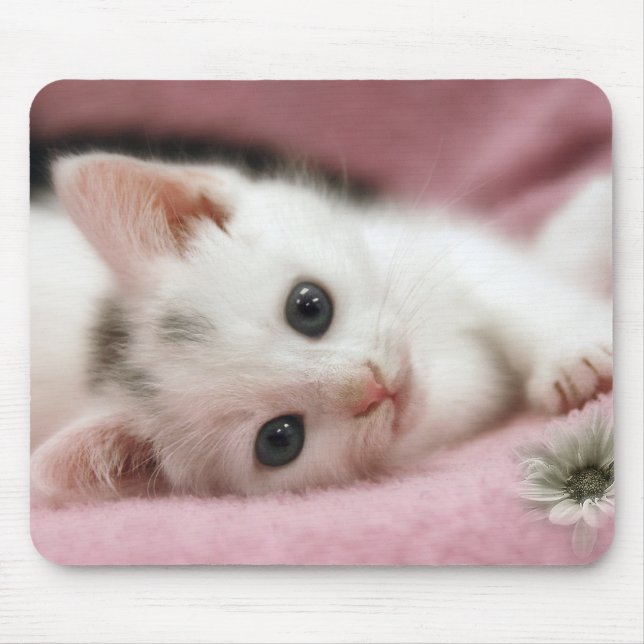 Alfombrilla De Ratón Blanco de nieve (Frente)