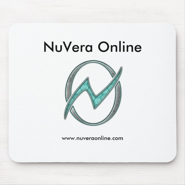 Alfombrilla De Ratón Blanco de NuVO Mousepad (Frente)