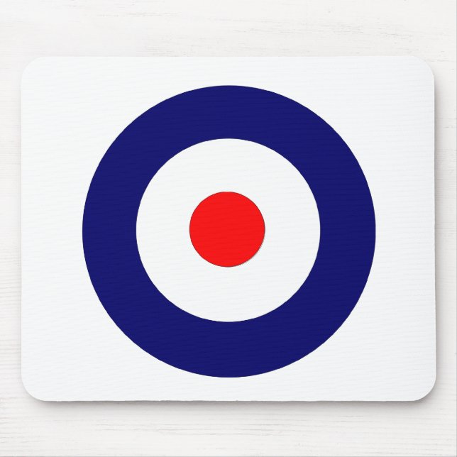 Alfombrilla De Ratón Blanco Mousemat de la MOD (Frente)