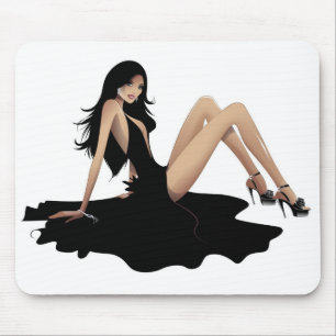 Alfombrilla De Ratón Blanco Mousepad de la seducción