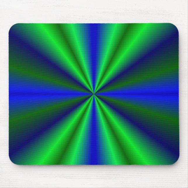 Alfombrilla De Ratón blau grün Regenbogen (Frente)