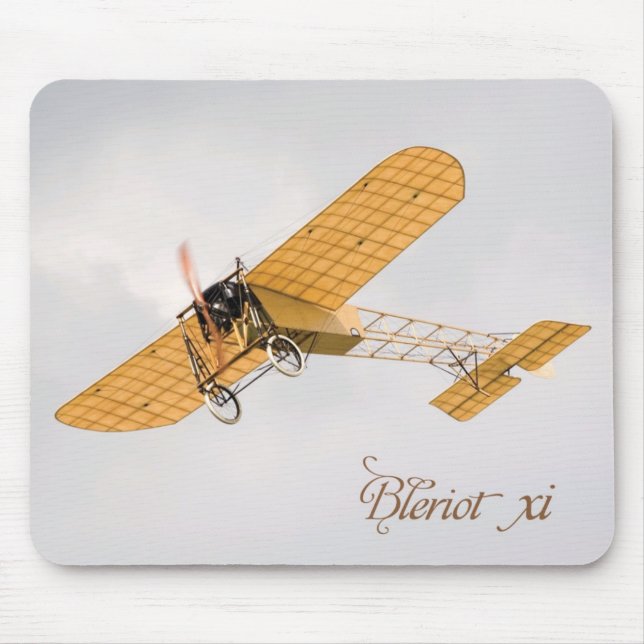 Alfombrilla De Ratón Bleriot 1909 XI Mousepad (Frente)