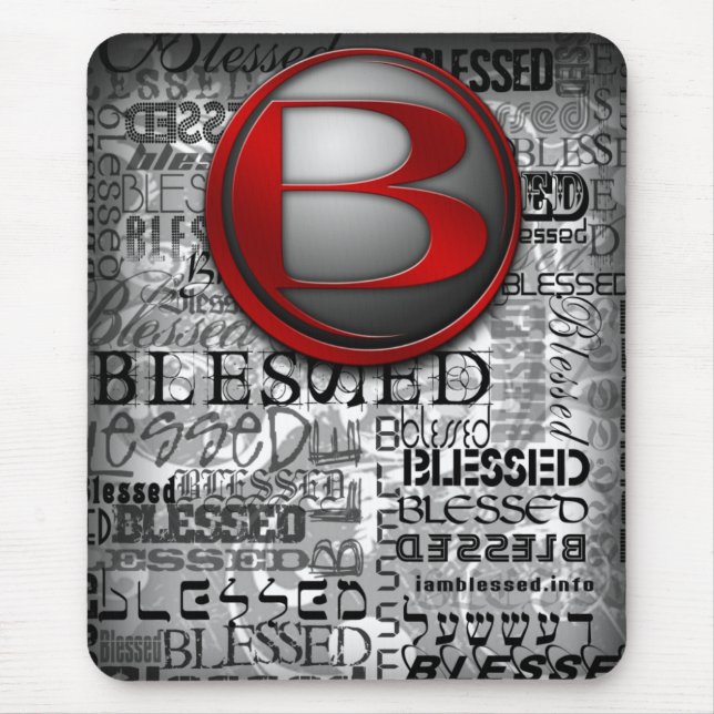 Alfombrilla De Ratón Blessed_mousepad_multi (Frente)