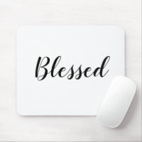Blessed texto del guión de personalizado blanco ne