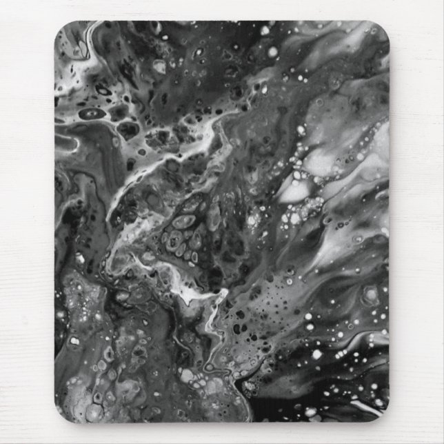 Alfombrilla De Ratón Bleu abstrait. (Frente)