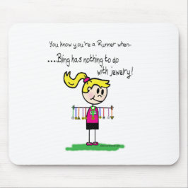 Alfombrilla De Ratón Bling del corredor