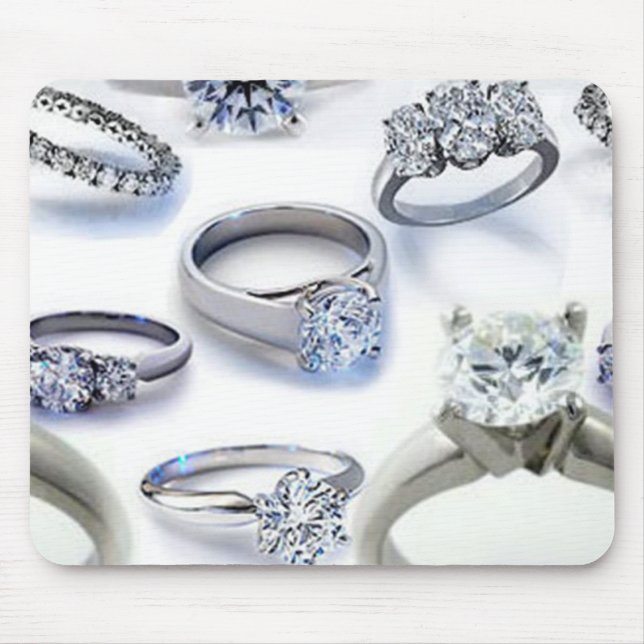 Alfombrilla De Ratón Bling suena Mousepad (Frente)