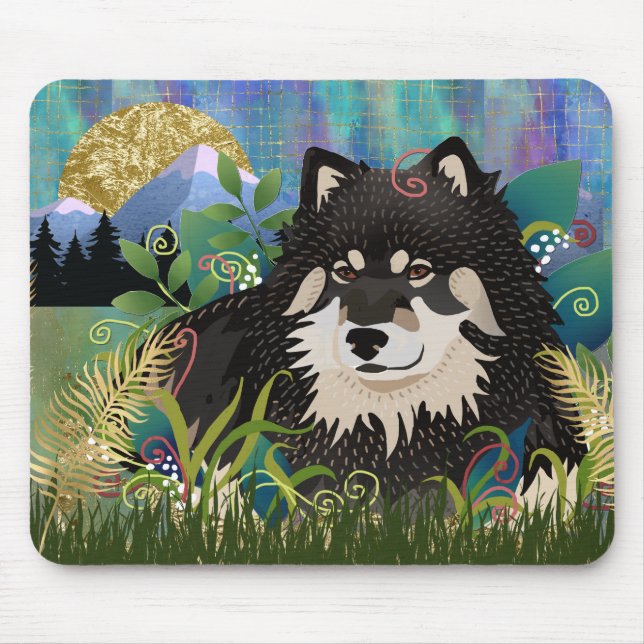 Alfombrilla De Ratón BLISS LAPPY - FINLANDÉS LAPPHUND - Mousepad (Frente)