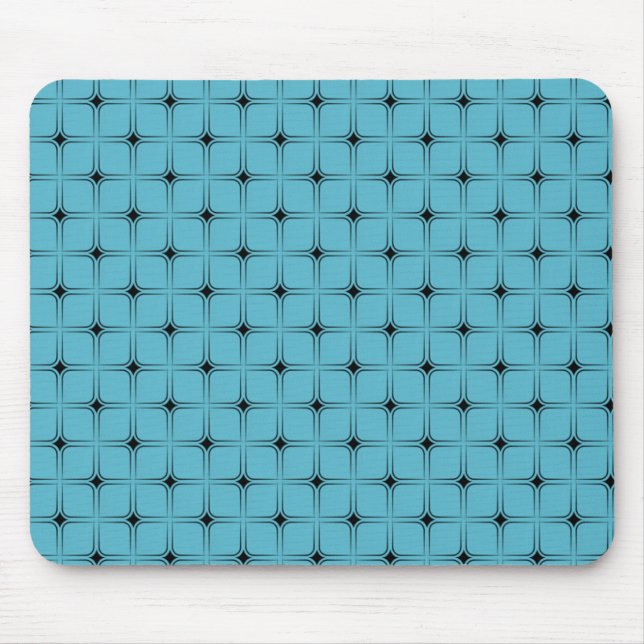 Alfombrilla De Ratón Bliss Mousepad de época, Turquesa (Frente)