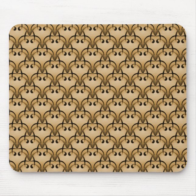 Alfombrilla De Ratón Bliss Mousepad, sofisticado Bliss Gold (Frente)