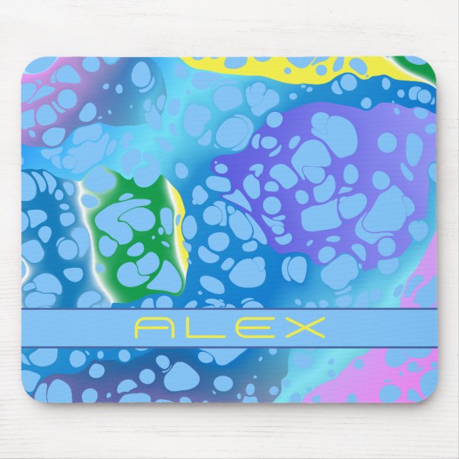 Alfombrilla De Ratón Blobs coloridos (Frente)