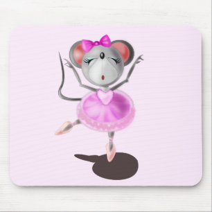 Alfombrilla De Ratón Bloc de ratón Ballerina - Bailador de ballet - Ros