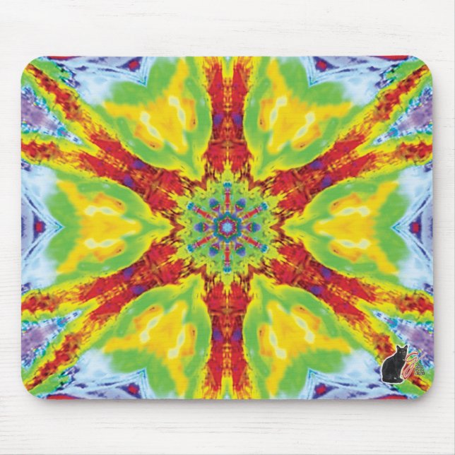 Alfombrilla De Ratón Bloc de ratón Dragoneye Kaleidoscope (Frente)