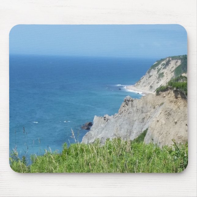 Alfombrilla De Ratón Block Island Bluffs - Isla Block, Isla Rhode (Frente)