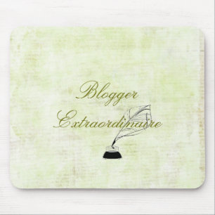 Alfombrilla De Ratón Blogger Extraordinaire Mousepad