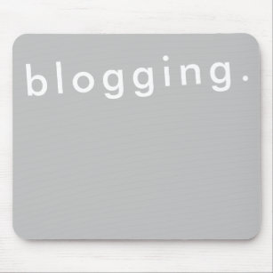 Alfombrilla De Ratón Blogueando para Blogger Bold Simple Moderno