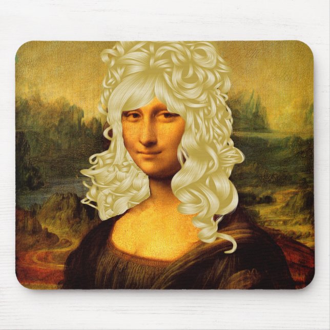 Alfombrilla De Ratón Blonde Mona Lisa (Frente)