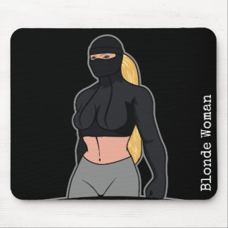 Alfombrilla De Ratón Blonde Woman Mousepad