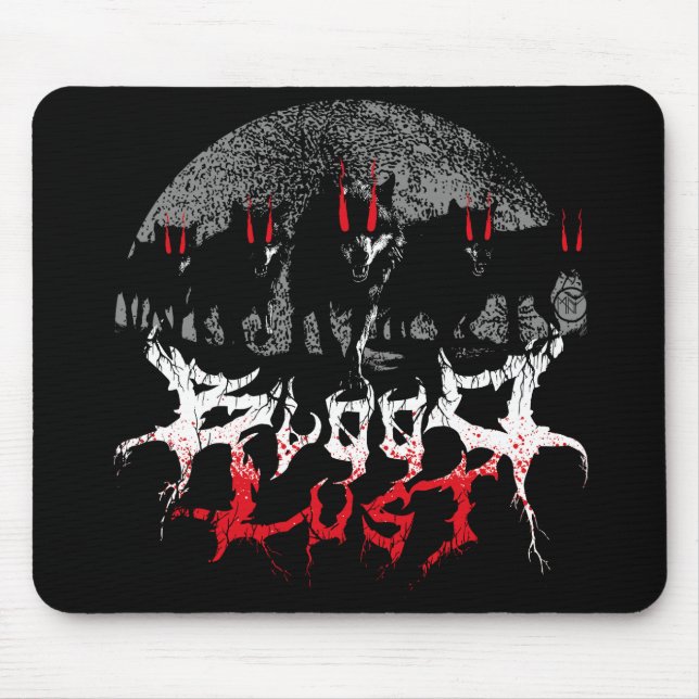 Alfombrilla De Ratón Bloodlust Wolf Pack (Frente)