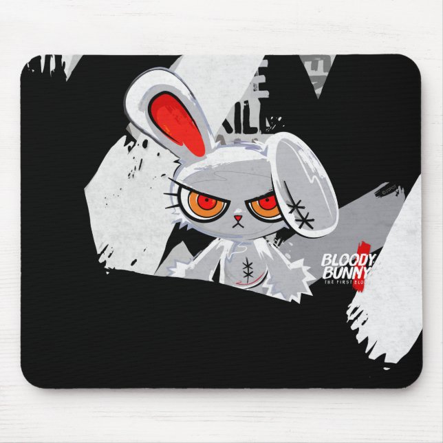 Alfombrilla De Ratón Bloody Bunny Mousepad (Frente)