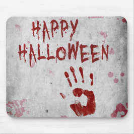 Alfombrilla De Ratón Bloody Handprint Halloween