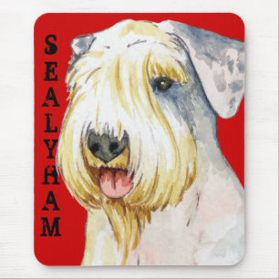 Alfombrilla De Ratón Bloque del color de Sealyham Terrier